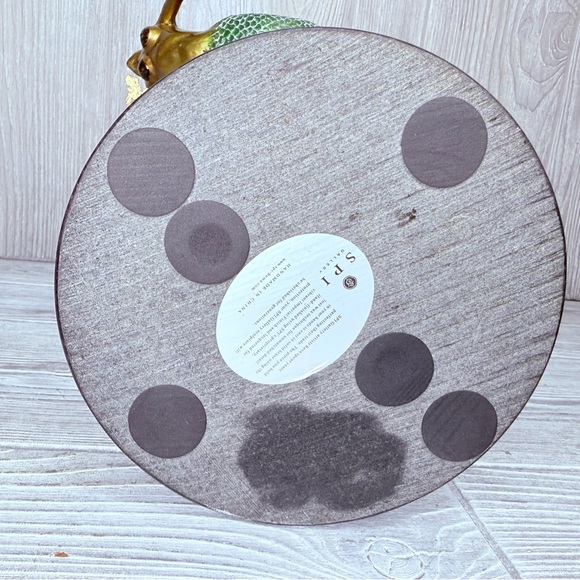 SPI gallery nautical brass mermaid dolphin coral reef candle holder figurine - Picture 11 of 16